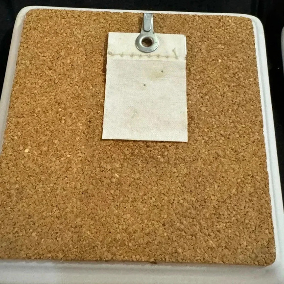 Pottery Barn French Bakery Chocolate Delespaul-Havez Coasters Kitschy Set of 4 - Picture 7 of 9